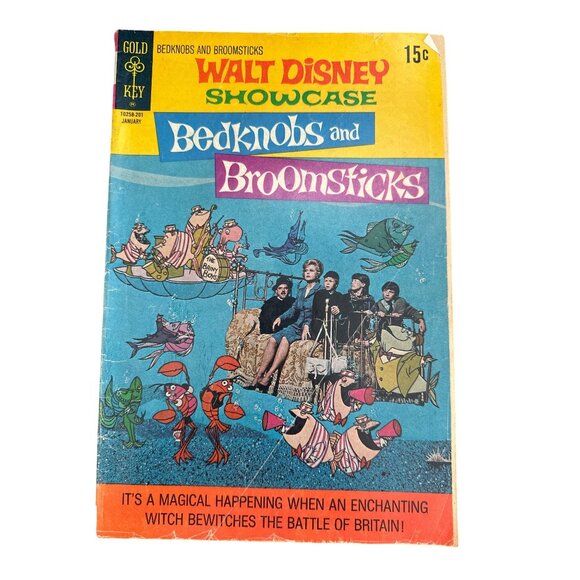 Gold Key Walt Disney Showcase Bedknobs And Broomsticks #6 January 1972 Retro - Picture 1 of 6